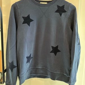 Marine Layer Navy sweatshirt with stars sz L